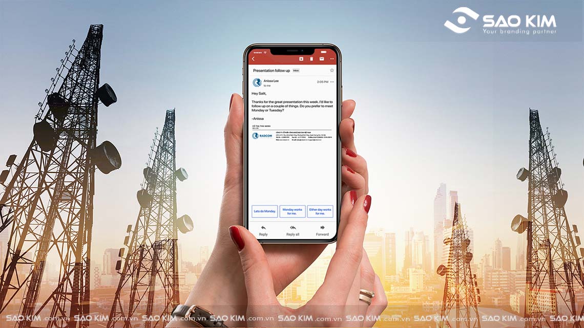 RADCOM - Thiết kế logo, bộ CIP Công ty RADCOM Việt Nam